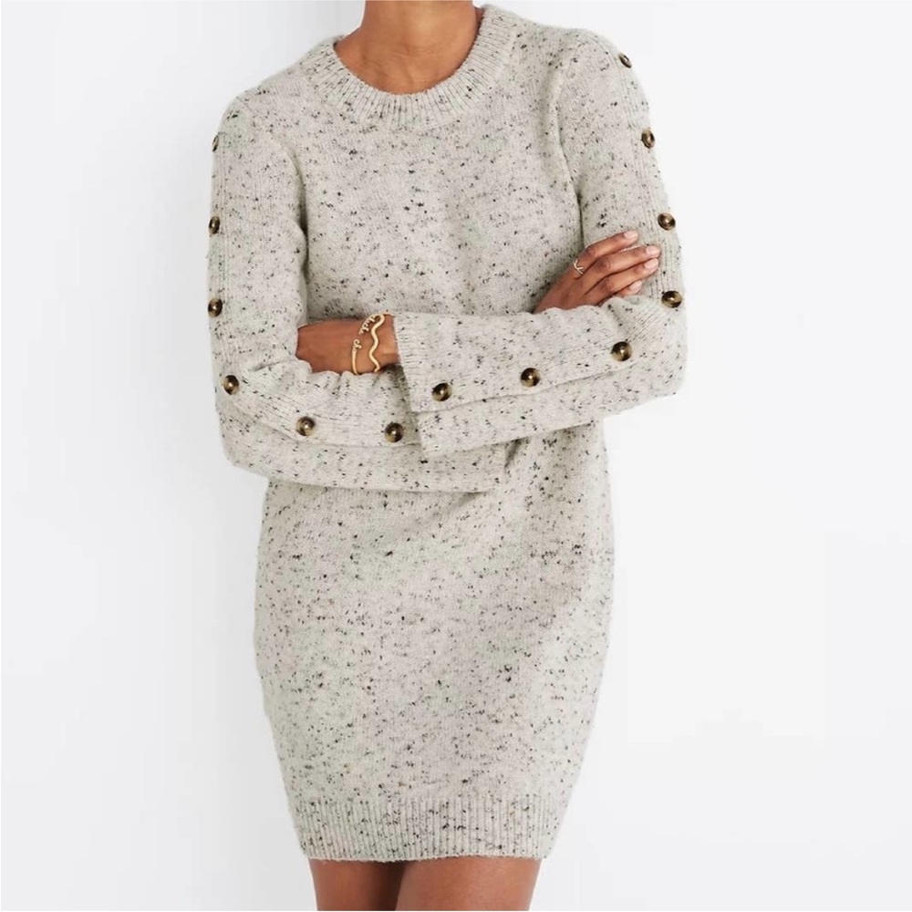 Madewell Donegal Longsleeve Sweater Dress
